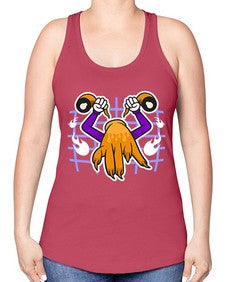 Haunted spy 137# - cartoon general -Racerback Tank