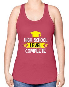 High School Level Complete 351# - twelfth grade -Racerback Tank