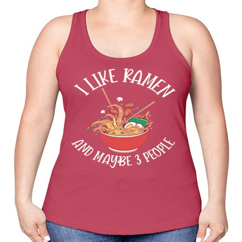 I Like Ramen Japanese Noodles 239# - anime -Racerback Tank