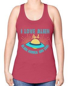 I love alien and blade runner 18# - ufo -Racerback Tank