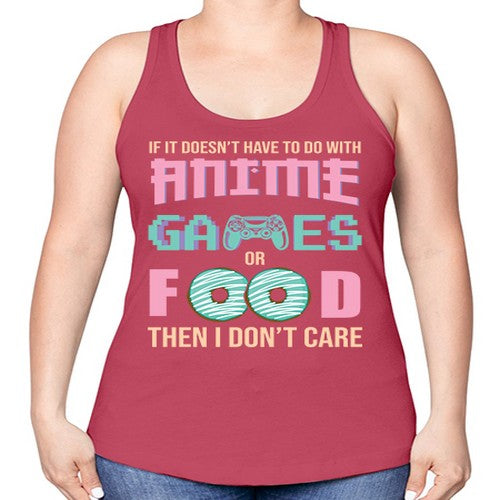 If Its Not Anime Video 247# - anime -Racerback Tank