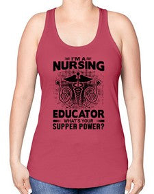 Im a nursing Style 227# - nurse -Racerback Tank