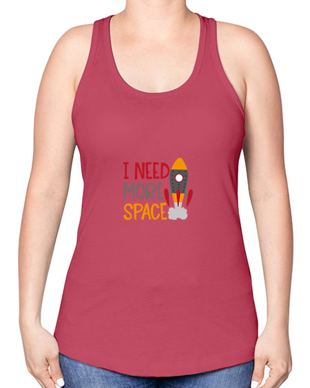 Ineedmorespace 18# - space -Racerback Tank