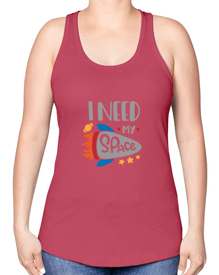 Ineedmyspace 17# - space -Racerback Tank