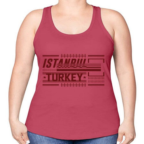 Istanbul 967# - cities -Racerback Tank