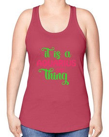 It is a aquarius thing 252# - aquarius -Racerback Tank