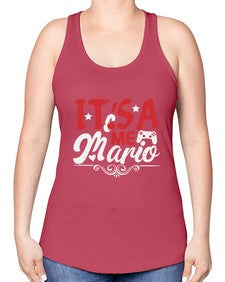 Its ame 30# - video games -Racerback Tank