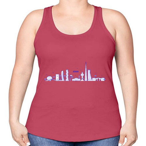 Jeddah 992# - cities -Racerback Tank