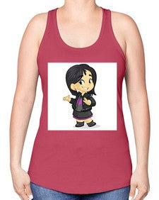 Kid 147# - cartoon general -Racerback Tank