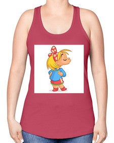 Kid 152# - cartoon general -Racerback Tank