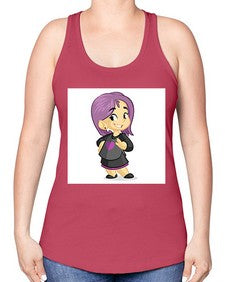 Kid 156# - cartoon general -Racerback Tank