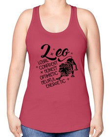 Leo 282# - leo -Racerback Tank