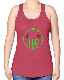 Leo 283# - leo -Racerback Tank