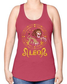 Leo 297# - leo -Racerback Tank