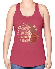 Leo girl 289# - leo -Racerback Tank