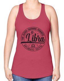 Libra 323# - libra -Racerback Tank