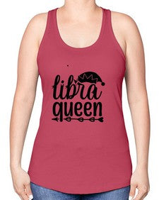 Libra queen 326# - libra -Racerback Tank