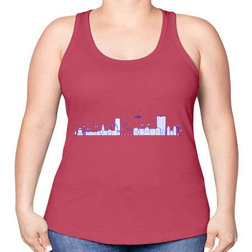 Lima 1140# - cities -Racerback Tank
