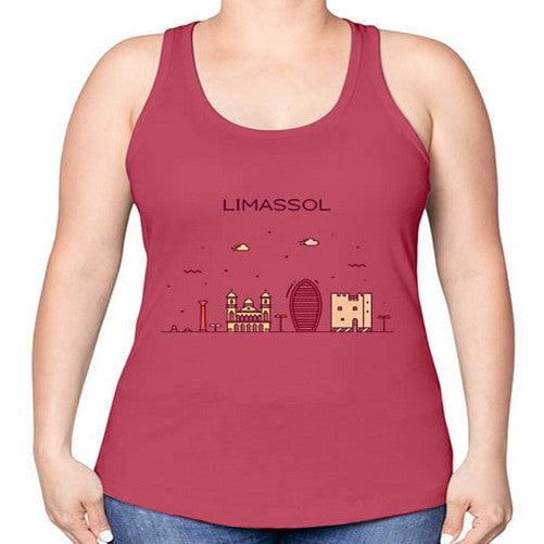 Limassol 1143# - cities -Racerback Tank