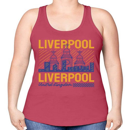 Liverpool 1152# - cities -Racerback Tank