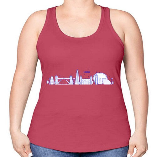 London 1160# - cities -Racerback Tank