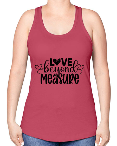Love Beyond Measure 389# - kids -Racerback Tank