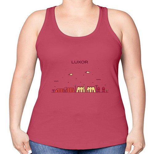 Luxor 1195# - cities -Racerback Tank