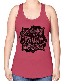 Mandala Wisdom 765# - mandala -Racerback Tank