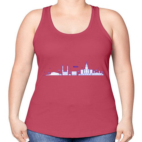 Mecca 1265# - cities -Racerback Tank
