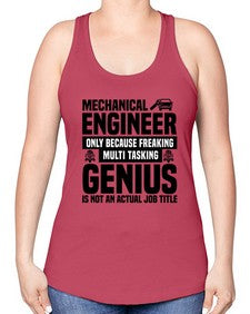 Mechanical engineer Style 1090# - engineer -Racerback Tank