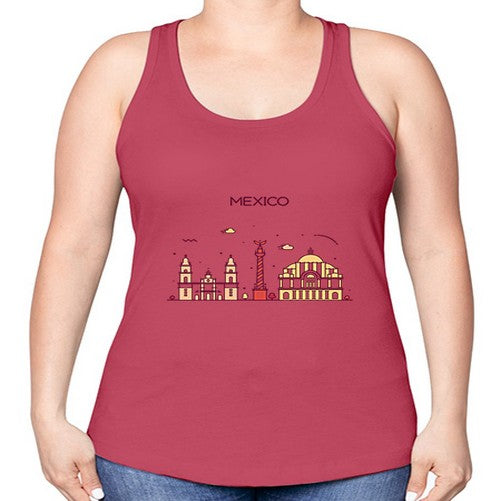 Mexico 1277# - cities -Racerback Tank