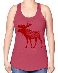 MooseMandala 940# - mandala -Racerback Tank