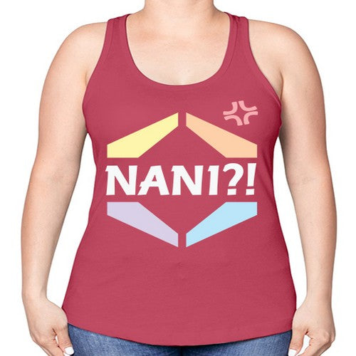 Nani What Funny Japanese Anime 270# - anime -Racerback Tank