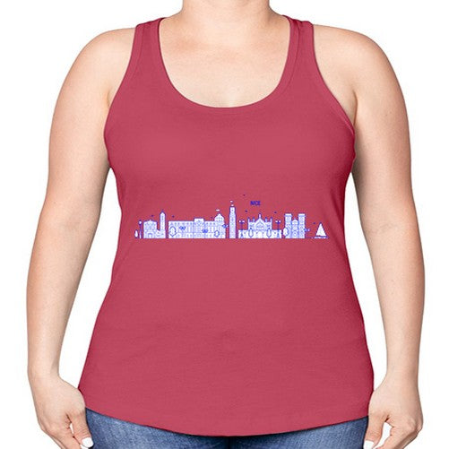 Nice 1488# - cities -Racerback Tank