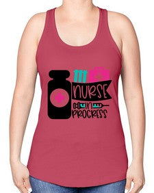 Nurse In Progress Style Style 1161# - nurse -Racerback Tank