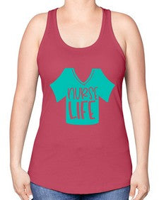 Nurse Life Style Style 1173# - nurse -Racerback Tank