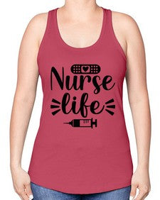 Nurse life 1164# - nurse -Racerback Tank