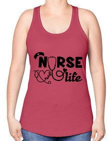 Nurse life 1166# - nurse -Racerback Tank