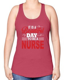 Nursetranspermentpng Style 1262# - nurse -Racerback Tank
