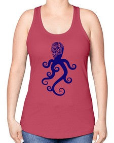 OctopusMandalaPNG 960# - mandala -Racerback Tank