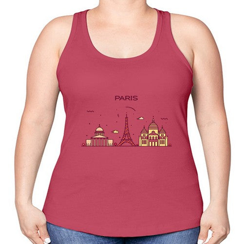 Paris 1580# - cities -Racerback Tank