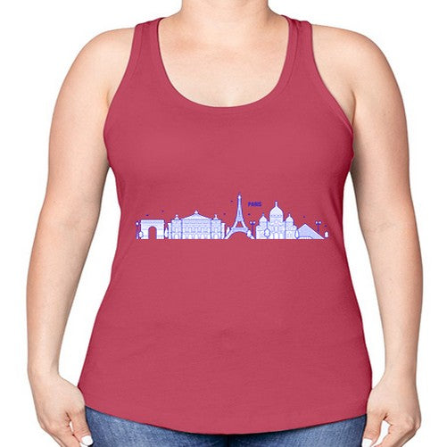 Paris 1581# - cities -Racerback Tank