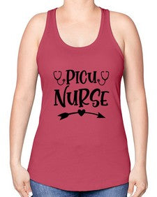 Picu nurse 1315# - nurse -Racerback Tank