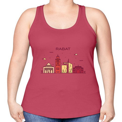 Rabat 1706# - cities -Racerback Tank