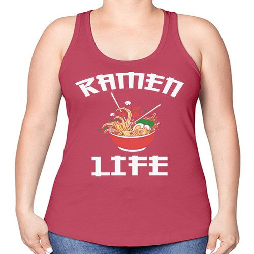 Ramen Noodle Anime Ramen Life 281# - anime -Racerback Tank