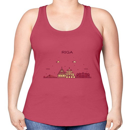 Riga 1729# - cities -Racerback Tank