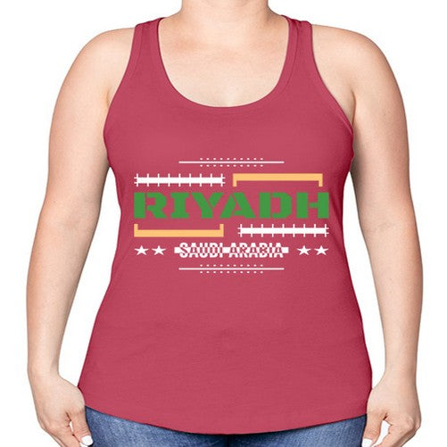 Riyadh 1741# - cities -Racerback Tank
