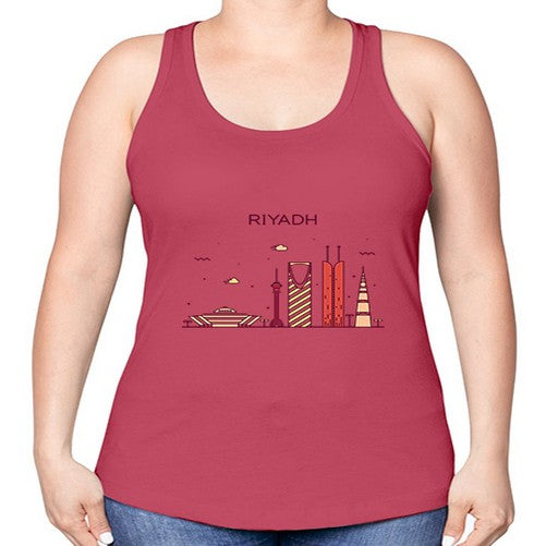 Riyadh 1742# - cities -Racerback Tank