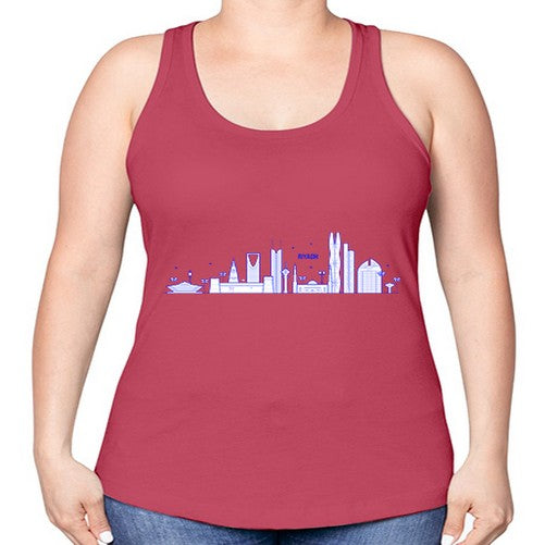 Riyadh 1743# - cities -Racerback Tank