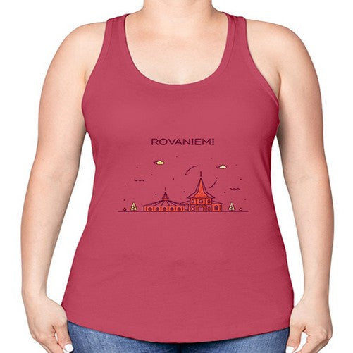 Rovaniemi 1757# - cities -Racerback Tank